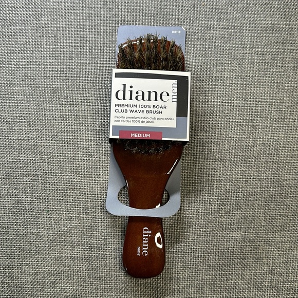 diane Premium 100% Medium Firm Boar Bristles Brushes Set of 2 NEW - Picture 3 of 4